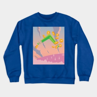 Retro Boomerang Sports Fans Boomerang Crewneck Sweatshirt